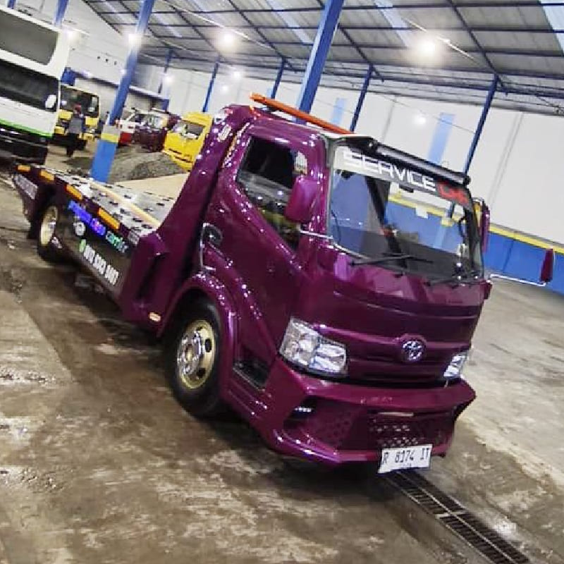 Toyota Dyna Towing Car Ungu Magenta Manual 2013